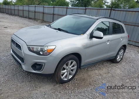 2014 Mitsubishi Outlander Sport Se from USA, damaged, VIN 4A4AR4AU3EE015890